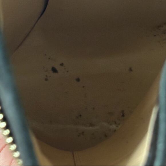 Christian Louboutin Col Zippe Boots Black Leather Stiletto Zip Boots Size 37.5 - Picture 12 of 15